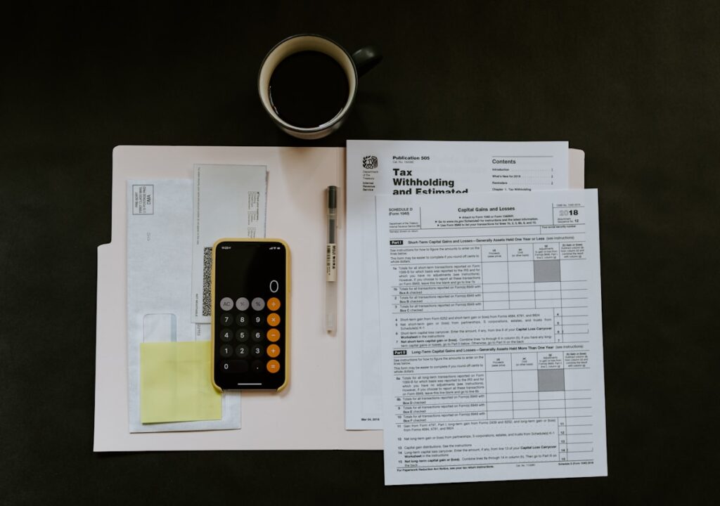 Business invoices and VAT documents for Spanish tax compliance