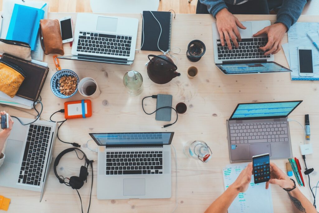 Freelancer working on laptop representing ZZP taxation in Netherlands